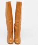 Chloé Pre-owned Leather boots Brown Dames - Thumbnail 3