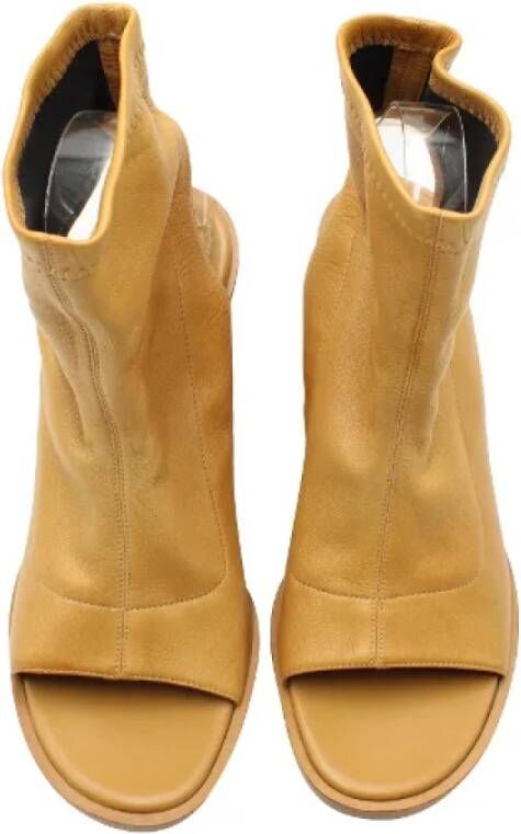 Chloé Pre-owned Leather boots Brown Dames