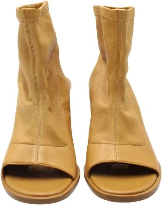 Chloé Pre-owned Leather boots Brown Dames