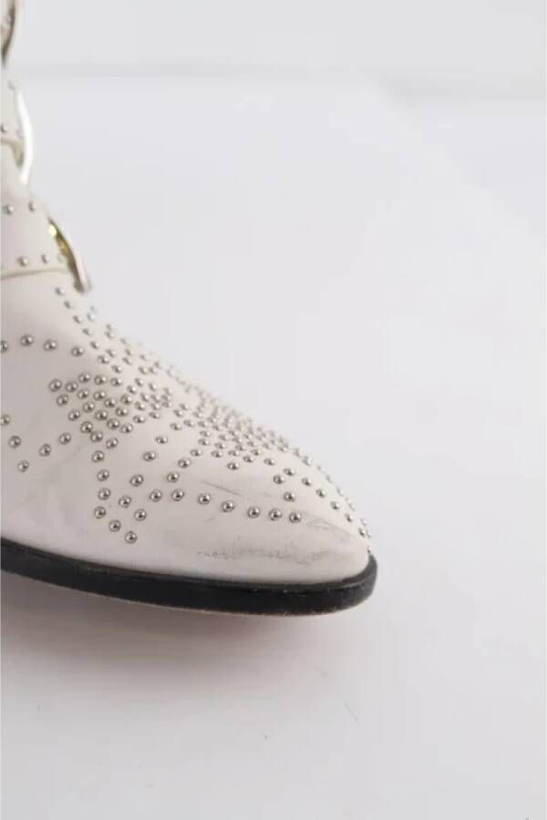 Chloé Pre-owned Leather boots White Dames