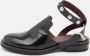 Chloé Pre-owned Leather flats Black Dames - Thumbnail 2