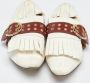 Chloé Pre-owned Leather flats White Dames - Thumbnail 3