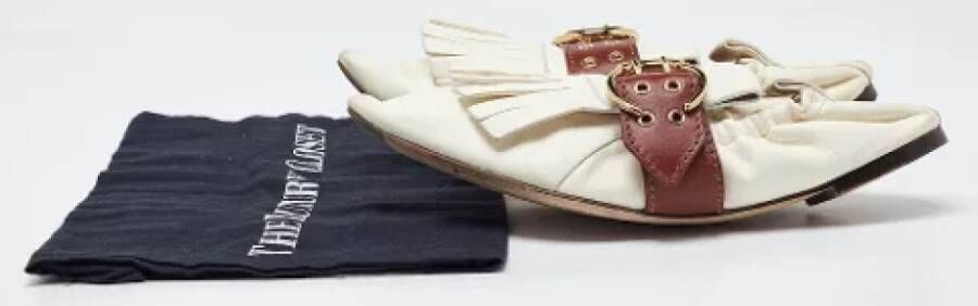 Chloé Pre-owned Leather flats White Dames