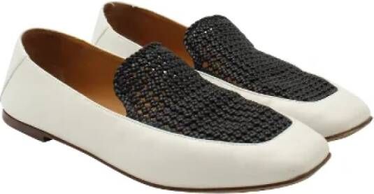 Chloé Pre-owned Leather flats White Dames