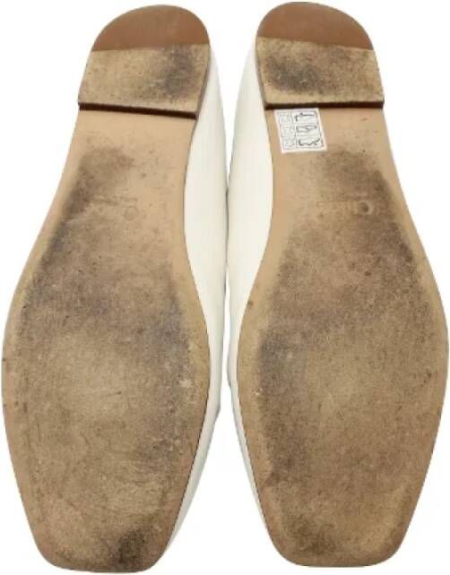 Chloé Pre-owned Leather flats White Dames