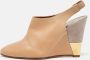 Chloé Pre-owned Leather heels Beige Dames - Thumbnail 2