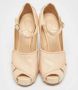 Chloé Pre-owned Leather heels Beige Dames - Thumbnail 3