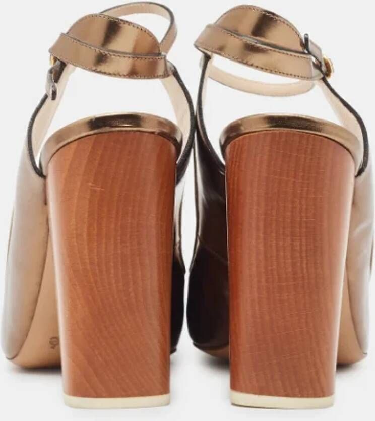 Chloé Pre-owned Leather heels Pink Dames