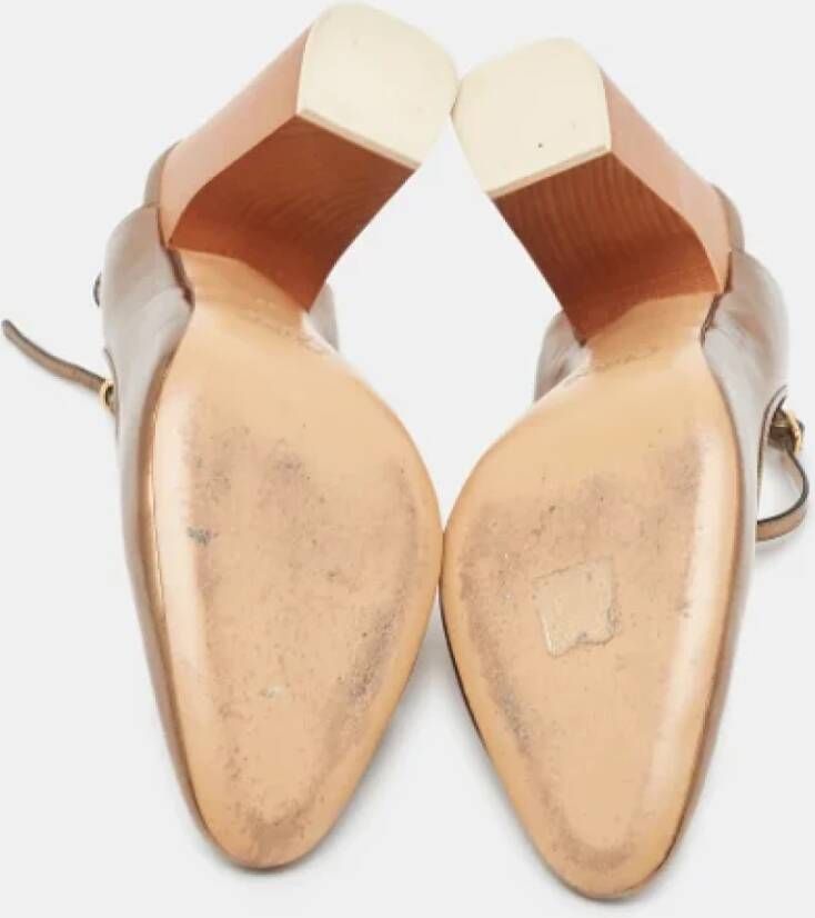 Chloé Pre-owned Leather heels Pink Dames