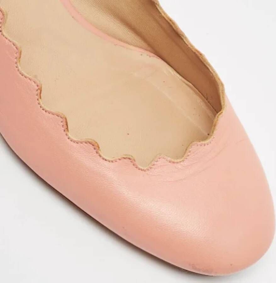 Chloé Pre-owned Leather heels Pink Dames