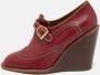 Chloé Pre-owned Leather heels Red Dames - Thumbnail 2