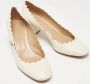 Chloé Pre-owned Leather heels White Dames - Thumbnail 3