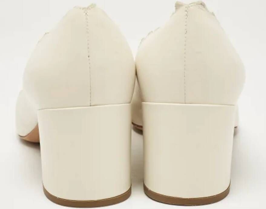 Chloé Pre-owned Leather heels White Dames