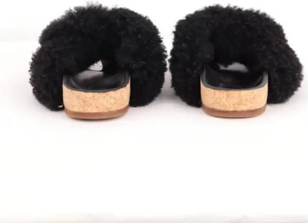 Chloé Pre-owned Leather mules Black Dames