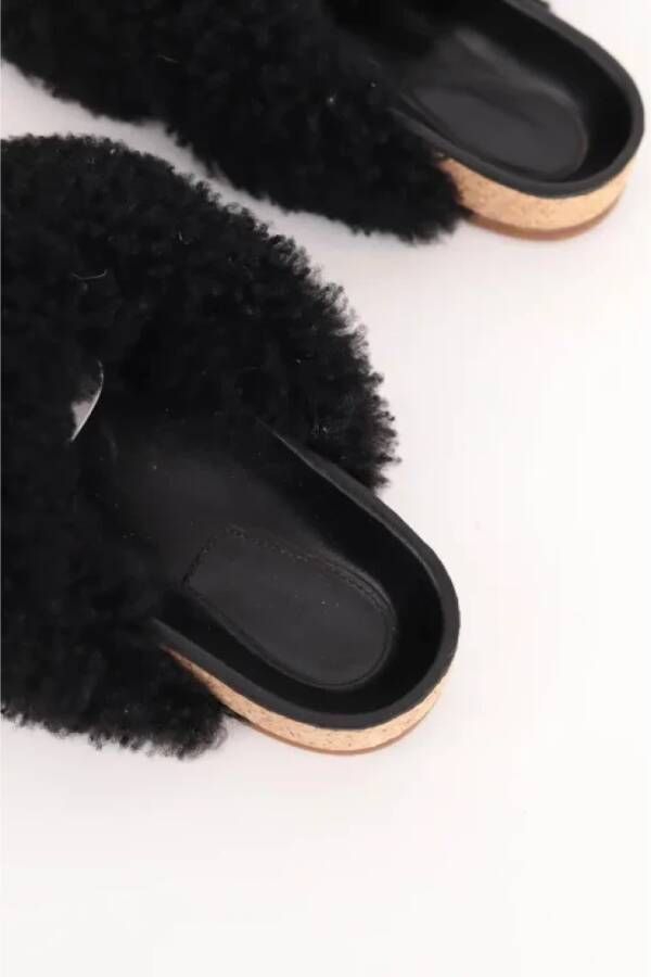 Chloé Pre-owned Leather mules Black Dames