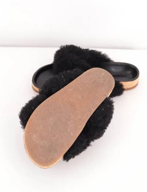 Chloé Pre-owned Leather mules Black Dames