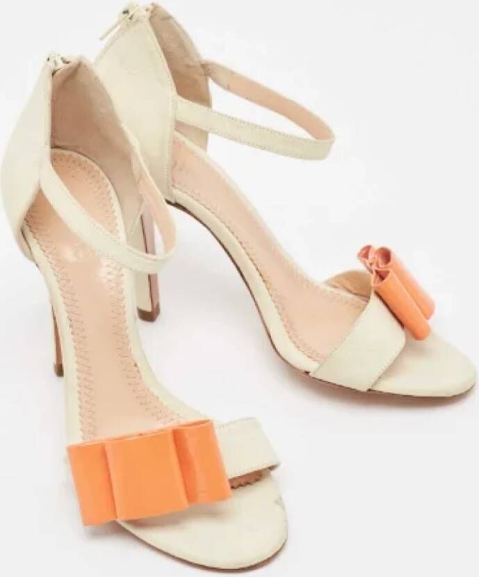 Chloé Pre-owned Leather sandals Beige Dames