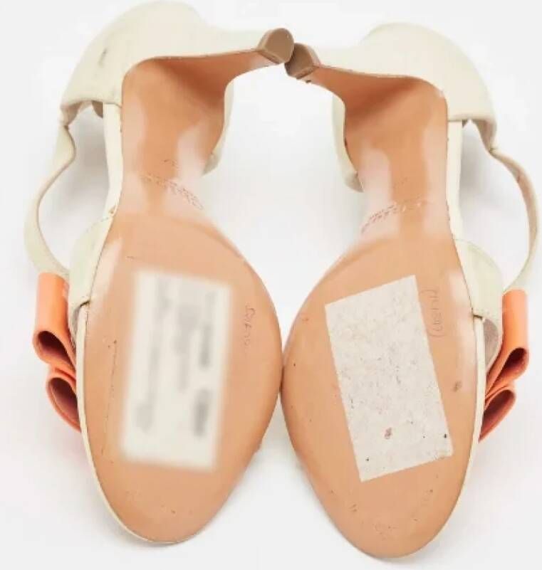 Chloé Pre-owned Leather sandals Beige Dames