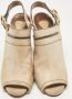 Chloé Pre-owned Leather sandals Beige Dames - Thumbnail 3