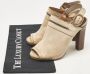 Chloé Pre-owned Leather sandals Beige Dames - Thumbnail 9