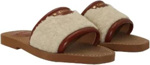 Chloé Pre-owned Leather sandals Beige Dames