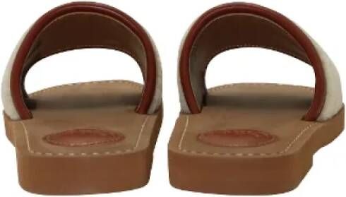 Chloé Pre-owned Leather sandals Beige Dames