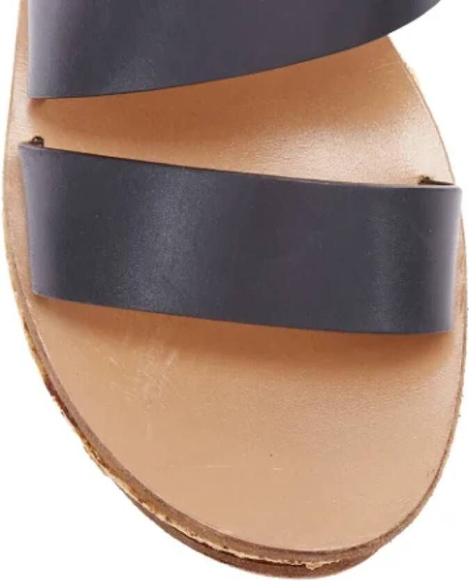 Chloé Pre-owned Leather sandals Blue Dames