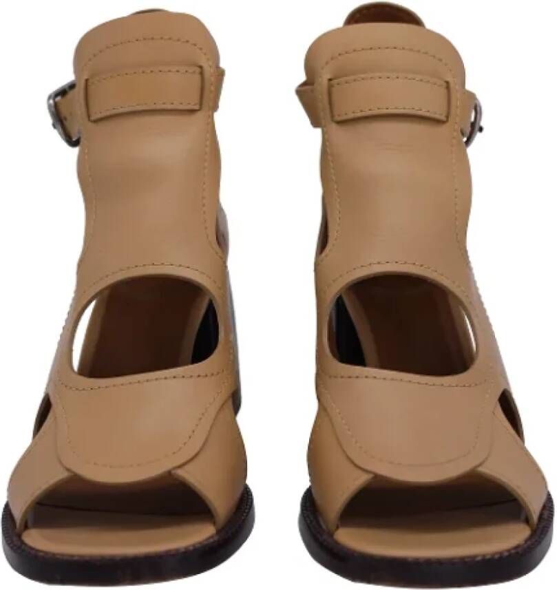 Chloé Pre-owned Leather sandals Brown Dames