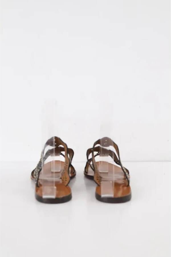 Chloé Pre-owned Leather sandals Brown Dames