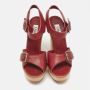 Chloé Pre-owned Leather sandals Red Dames - Thumbnail 3