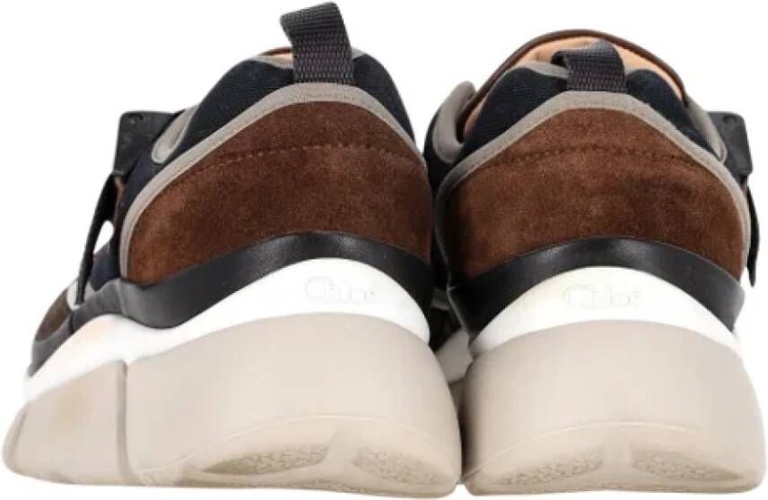 Chloé Pre-owned Leather sneakers Multicolor Dames