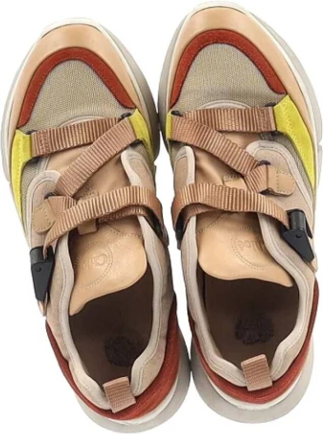 Chloé Pre-owned Leather sneakers Multicolor Dames