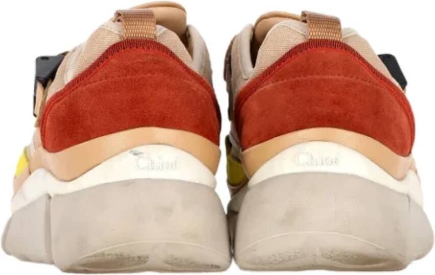 Chloé Pre-owned Leather sneakers Multicolor Dames