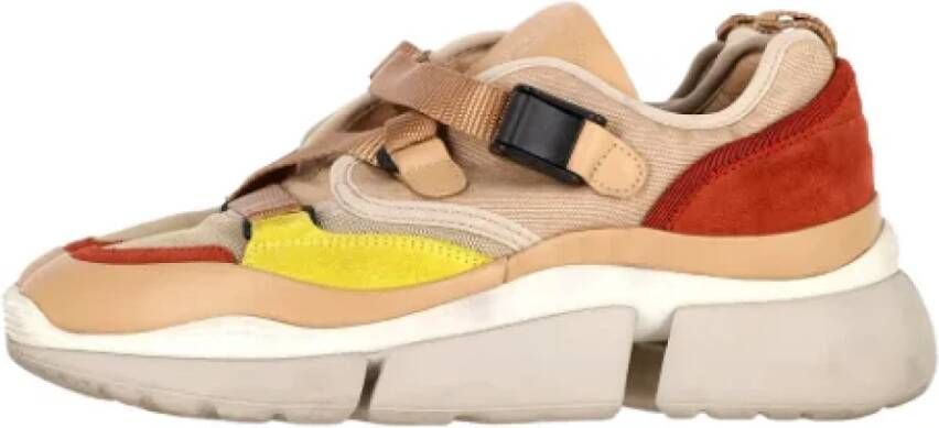 Chloé Pre-owned Leather sneakers Multicolor Dames