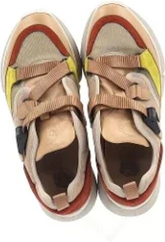 Chloé Pre-owned Leather sneakers Multicolor Dames