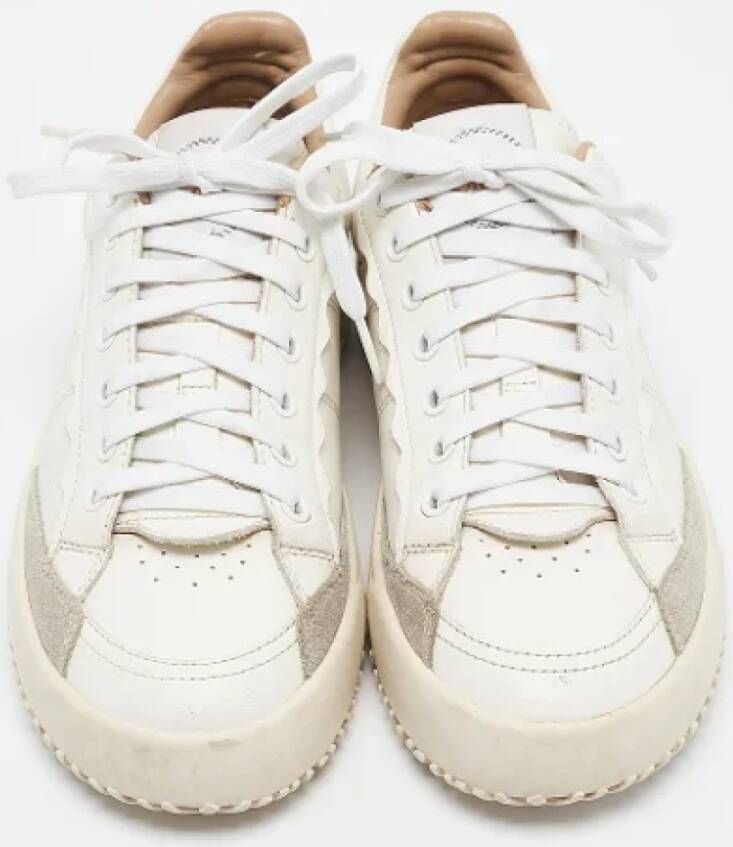 Chloé Pre-owned Leather sneakers White Dames