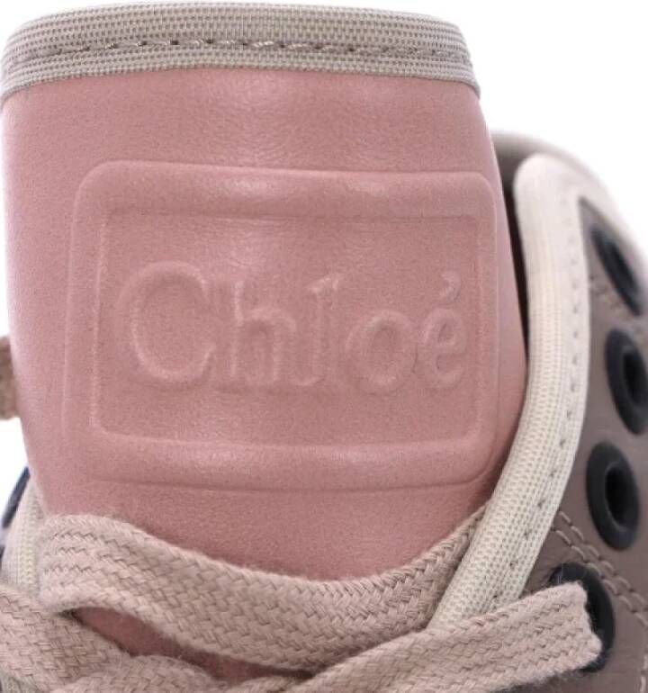 Chloé Pre-owned Nylon sneakers Multicolor Dames