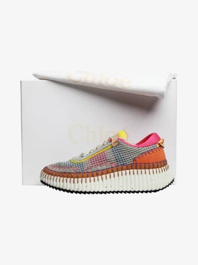 Chloé Pre-owned Polyester sneakers Multicolor Dames