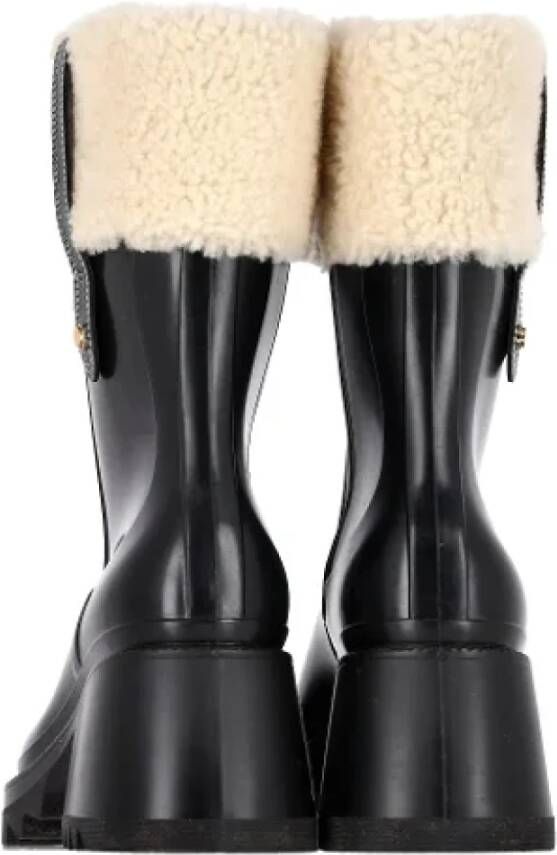 Chloé Pre-owned Rubber boots Black Dames