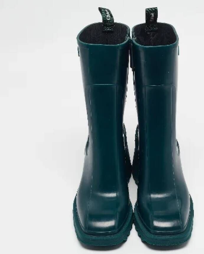 Chloé Pre-owned Rubber boots Green Dames