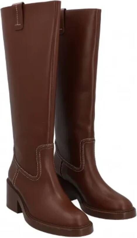 Chloé Pre-owned Rubber boots Red Dames