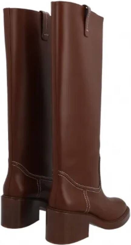 Chloé Pre-owned Rubber boots Red Dames