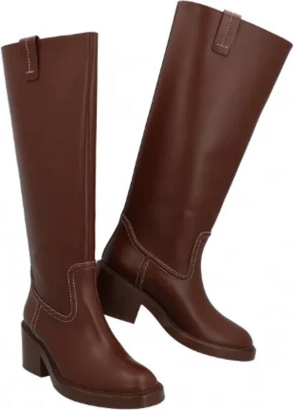 Chloé Pre-owned Rubber boots Red Dames