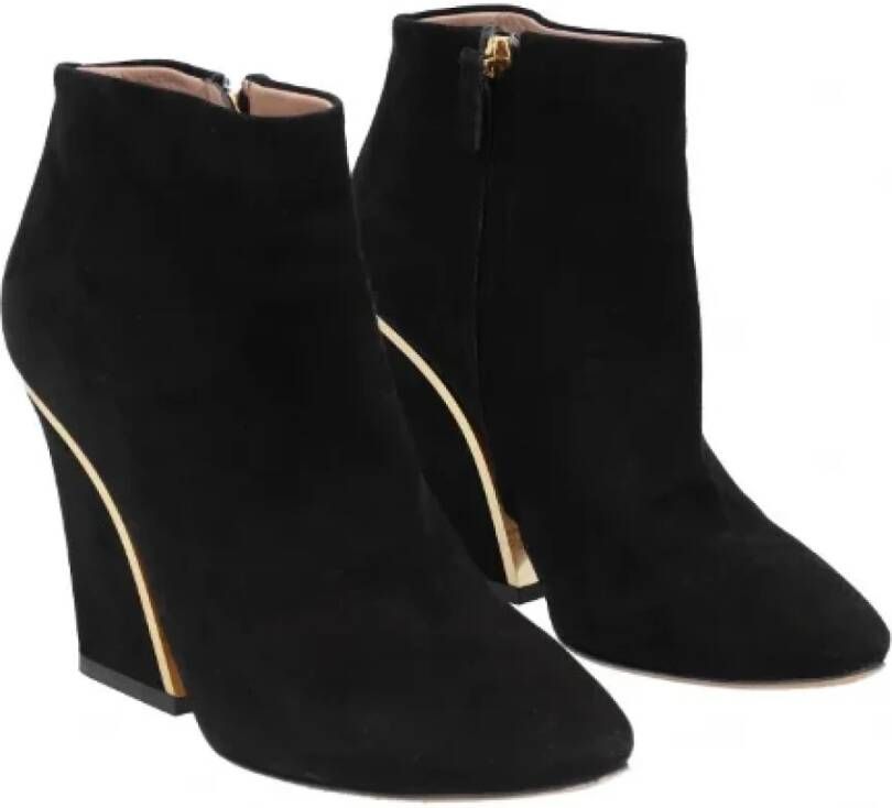 Chloé Pre-owned Suede boots Black Dames