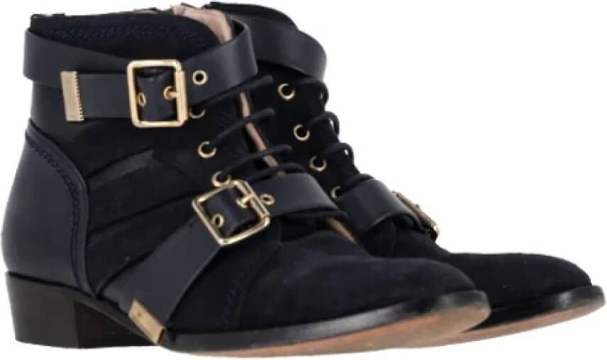 Chloé Pre-owned Suede boots Black Dames