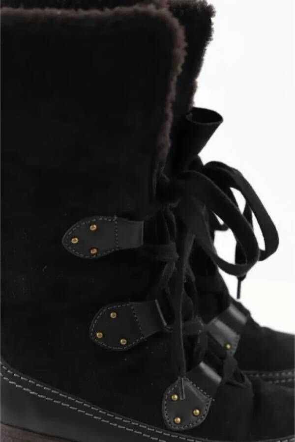 Chloé Pre-owned Suede boots Black Dames