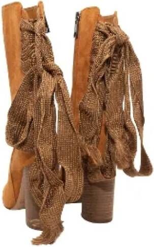 Chloé Pre-owned Suede boots Brown Dames