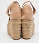 Chloé Pre-owned Suede espadrilles Beige Dames - Thumbnail 5