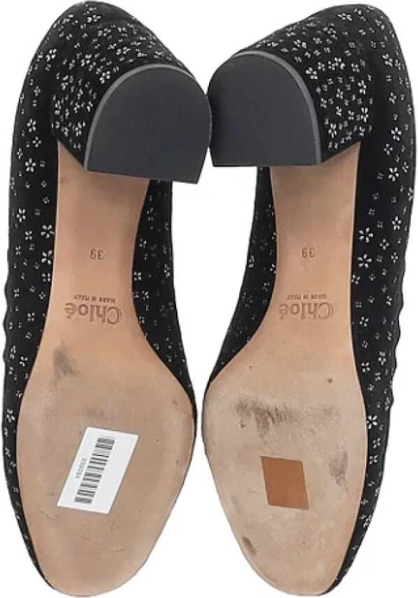 Chloé Pre-owned Suede heels Black Dames