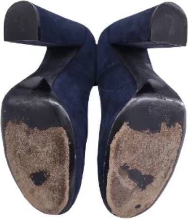 Chloé Pre-owned Suede heels Blue Dames